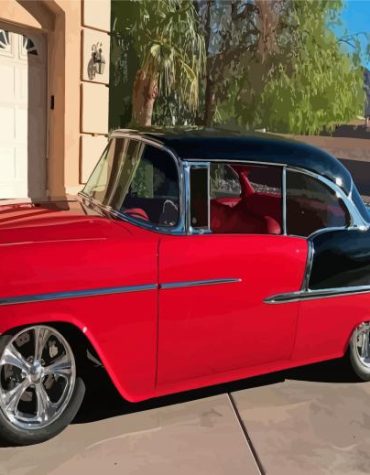 Classic 55 Chevrolet Paint By Numbers