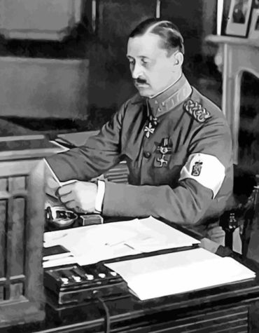 Black Carl Gustaf Emil Mannerheim Paint By Numbers