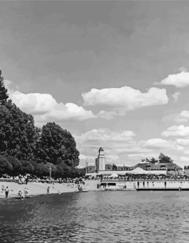 Coeur Dalene Scenic Pier Paint By Numbers