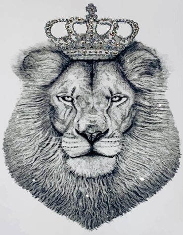 Majestic Lion King Black and White Paint By Numbers