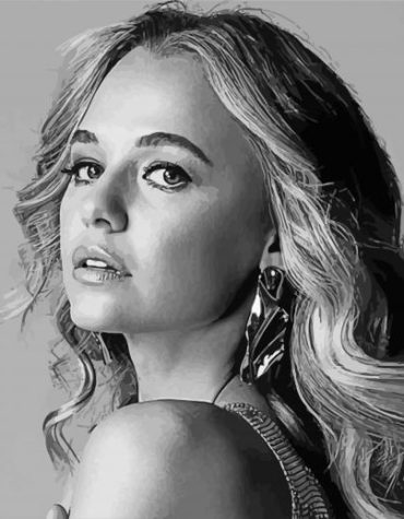 Madison Iseman Black White Movies Paint By Numbers
