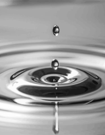 Monochrome Water Drop Paint By Numbers