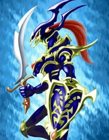 Black Fantasy Soldier Paint By Numbers