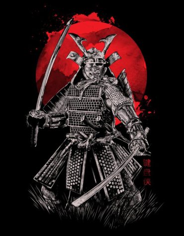 Black Samurai Anime Paint By Numbers