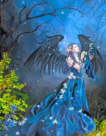 Blue Angel Fantasy Paint By Numbers