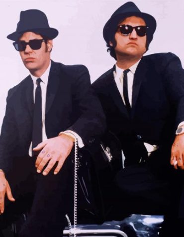 Blues Brothers Movie Characters Paint By Numbers