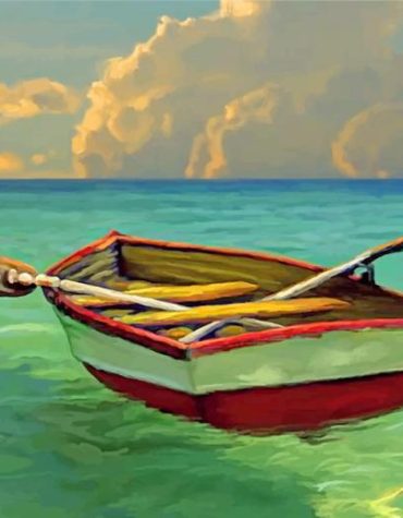 Serene Beach Boats Paint By Numbers