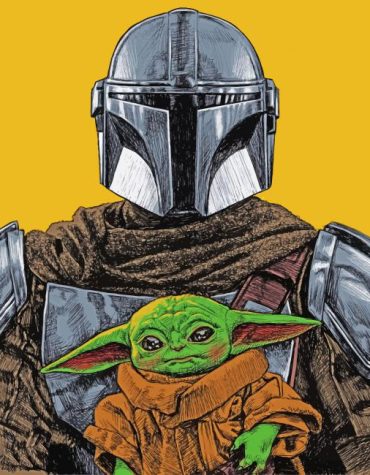 Boba Fett And Baby Yoda Paint By Numbers