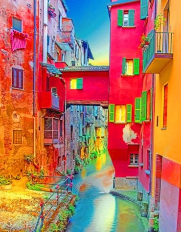 Bologna European Cities Paint By Numbers