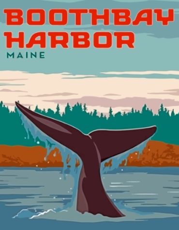 Boothbay Harbour Maine Sea Paint By Numbers