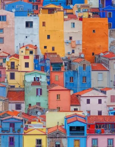 Bosa Italy Scenic Paint By Numbers