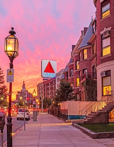 Explore Boston Streets Paint By Numbers