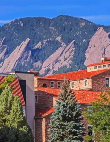 Boulder City Skylines Paint By Numbers