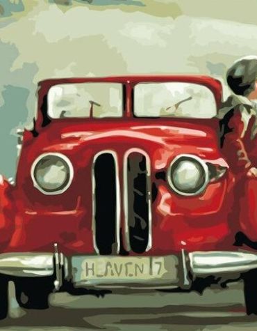 Red Car Enthusiast Paint By Numbers