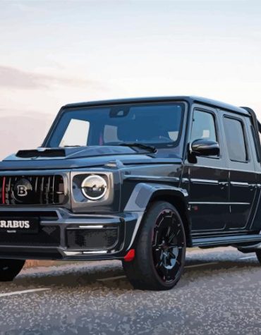 Black Brabus Power Paint By Numbers