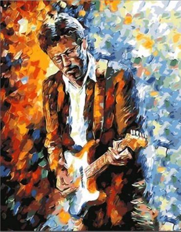 Eric Clapton Guitarist Paint By Numbers
