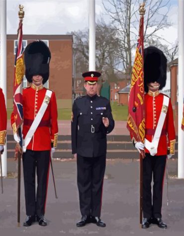 British Grenadier Guards Soldiers Paint By Numbers