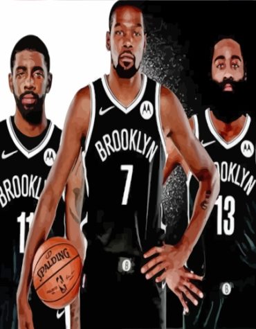Brooklyn Nets Basketball Paint By Numbers