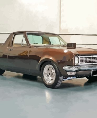 HT Holden Brown Car Paint By Numbers