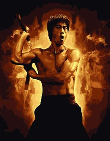 Iconic Bruce Lee Paint By Numbers