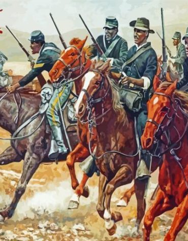 Buffalo Soldiers War Paint By Numbers