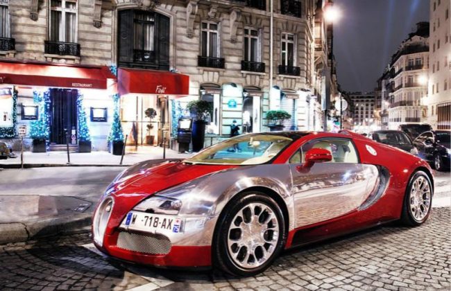 Red Bugatti Veyron Paint By Numbers