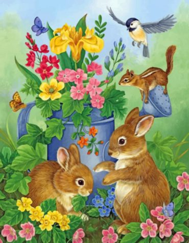 Bunnies and Rabbits Paint By Numbers