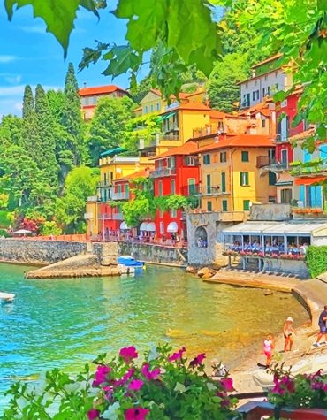 Colorful Burano Italy Buildings Paint By Numbers