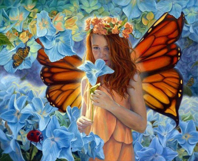 Butterfly Fairy Fantasy Paint By Numbers