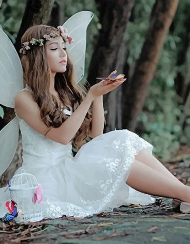 Gorgeous Butterfly Woman Paint By Numbers