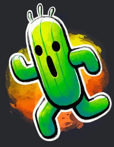 Cactuar Iconic Final Fantasy Paint By Numbers