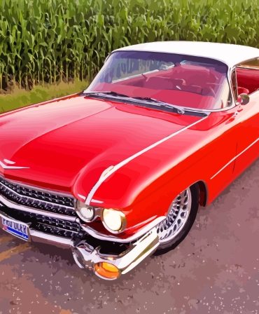 Cadillac Biarritz Classic Car Paint By Numbers