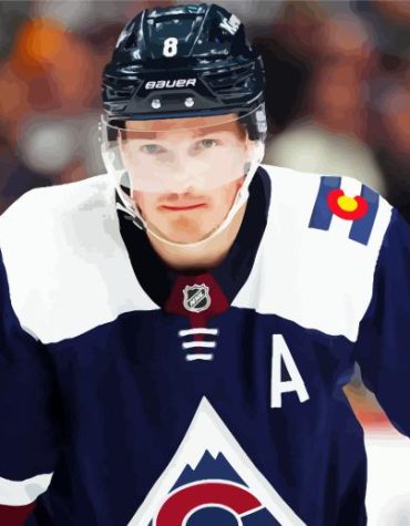 Cale Makar Ice Hockey Paint By Numbers