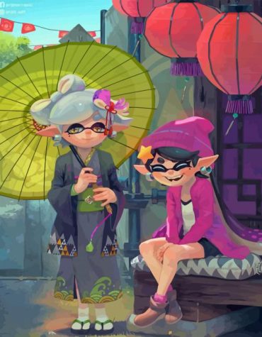 Splatoon 3 Duo Callie and Marie Paint By Numbers