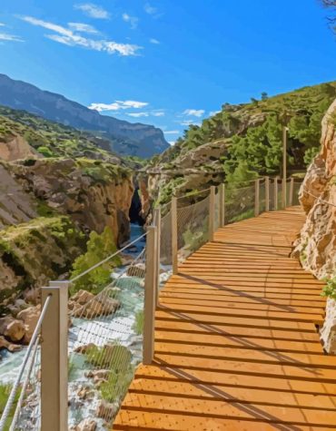 Explore Caminito Del Rey Landscapes Paint By Numbers