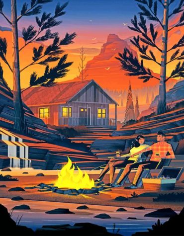 Camping Landscapes Paint By Numbers