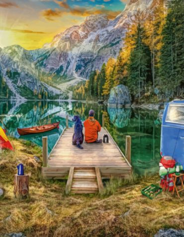 Banff Mountain Adventure Paint By Numbers