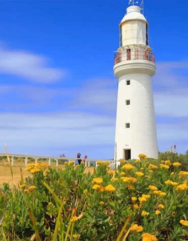 Beautiful Cape Otway Lighthouse View Paint By Numbers