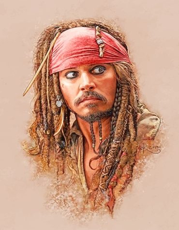 Jack Sparrow Pirate Adventure Paint By Numbers