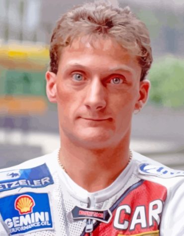 Carl Fogarty Famous Racer Paint By Numbers