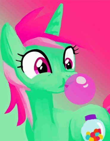 Unicorn Bubble Gum Fun Paint By Numbers