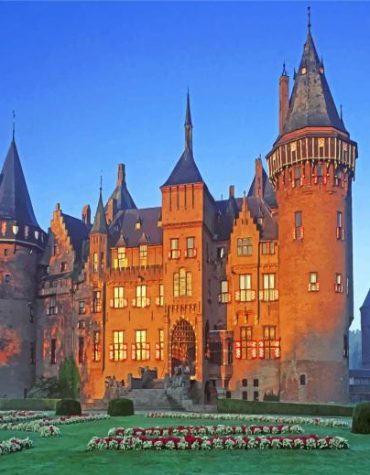 De Haar Castle Utrecht Paint By Numbers