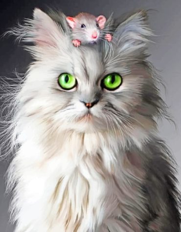 Cat and Mouse Paint By Numbers