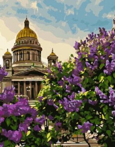 Saint Petersburg Cathedral Paint By Numbers