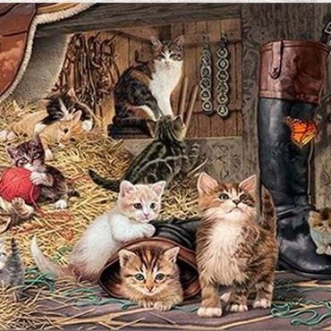 Charming Cats Paint By Numbers