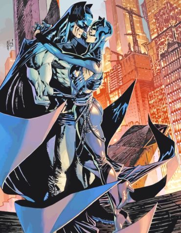 Batman and Catwoman Heroes Paint By Numbers