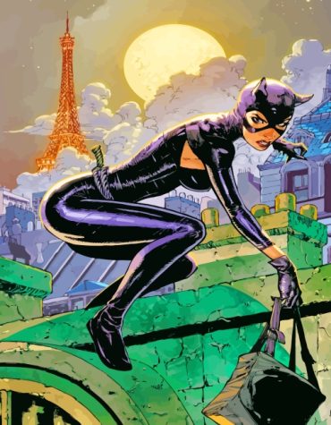 Catwoman Animation Paint By Numbers