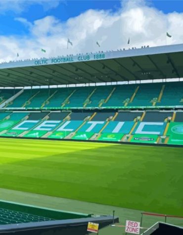 Celtic Park Stadium Glasgow Paint By Numbers
