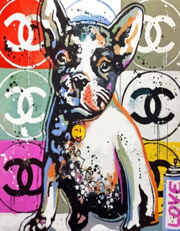 Chanel Colorful Dog Paint By Numbers