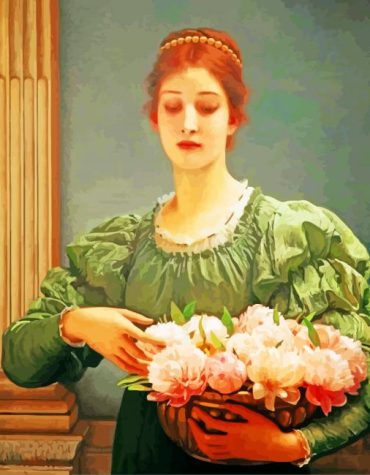 Charles Edward Peonies Paint By Numbers